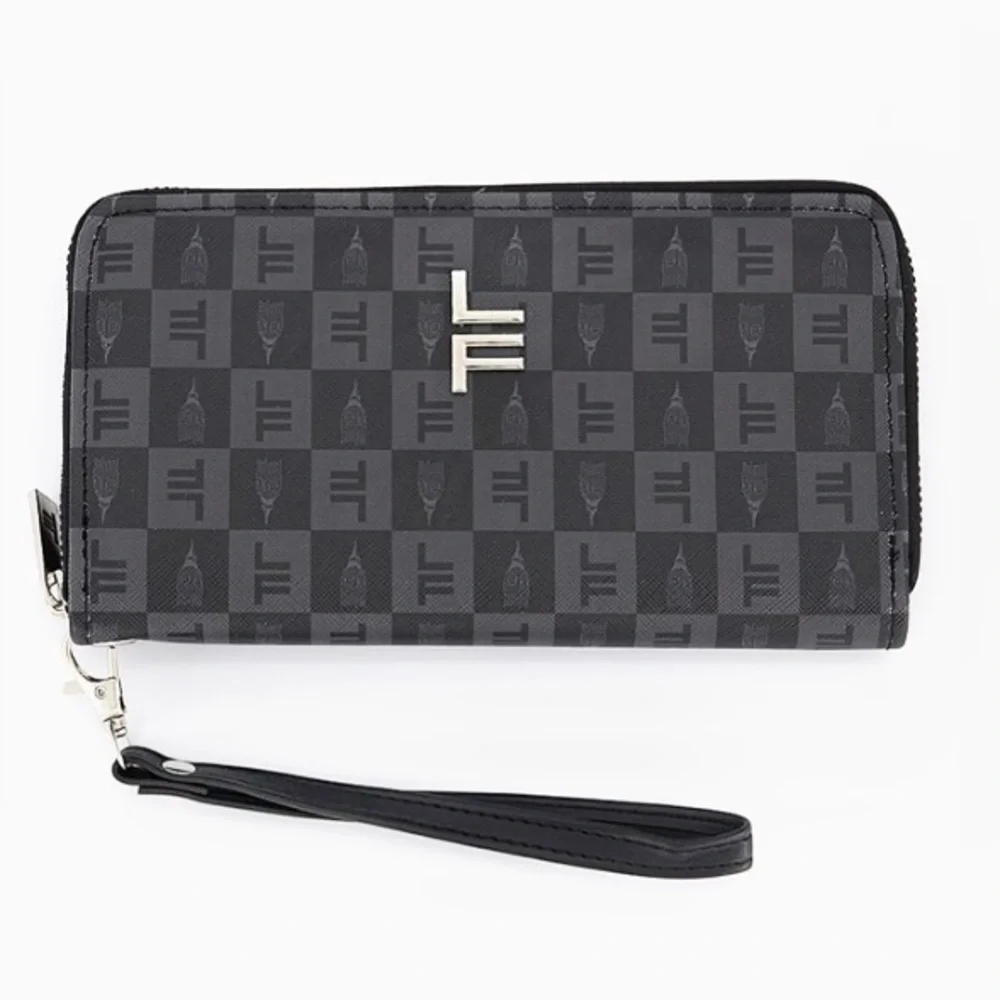 London Fog Adalia Signature Zip Around Wallet